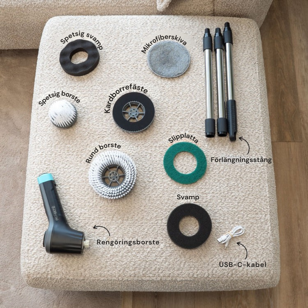 AVELOR Elektrisk Rengöringsborste